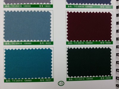 SD-DGYE   滌棉厚紗卡  T/C  20*16  128*60 細節-9